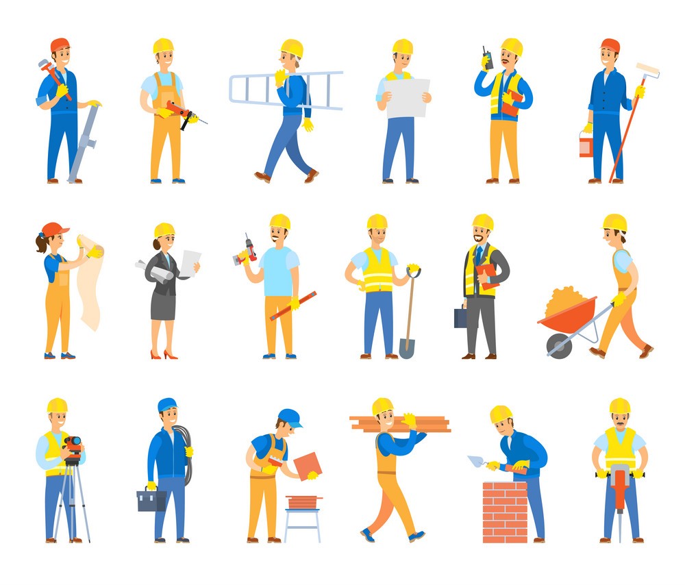 Renovation workers
